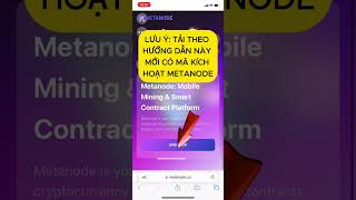 Hướng dẫn đăng ký tài khoản PO5  Power Of Five  Phần 1  Tải App METANODE và Tạo Ví ME [upl. by Halludba]