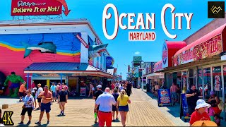 Ocean City Maryland Boardwalk 4K [upl. by Atalanti]