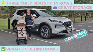 Ultimate Family Review Nissan XTrail 2023 7 Seater – BabyDrive Test amp Storage Solutions [upl. by Yelyah]