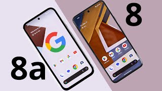 Google Pixel 8a vs Pixel 8  Performance Camera Battery [upl. by Bertram]