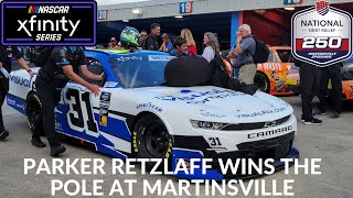 Parker Retzlaff Wins The Pole at Martinsville [upl. by Halda]