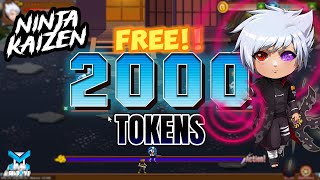 Ninja Kaizen GIVEAWAY Time Free 2000 tokens  Please Read Pinned Comment [upl. by Narrad]