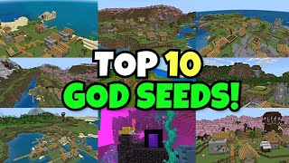 👉Top 10 Best Seeds for Minecraft 121 Bedrock [upl. by Chaddy]