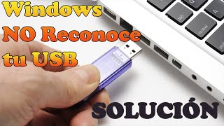 Windows no Reconoce tu Memoria USB  PROBLEMA RESUELTO  3 SOLUCIONES [upl. by Aprilette]