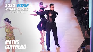 Gabriele Goffredo  Anna Matus MDA  2022 WDSF WGQ  Fene  QF S [upl. by Timothea]