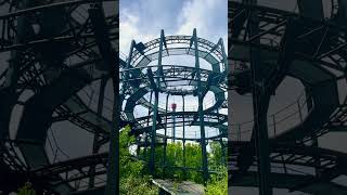 Whizzer at SFGA sixflagsgreatamerica themepark amusement coaster [upl. by Jerrine751]