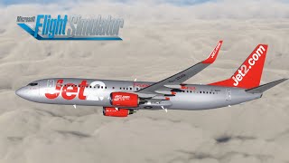 Jet2 to Newcastle in MSFS [upl. by Ahras126]