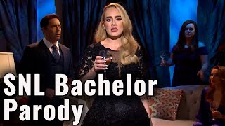 Adele Sings During Hilarious Bachelor Parody on SNL [upl. by Litnahs]