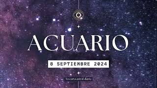 Horóscopo Diario  Acuario  8 de Septiembre 2024 [upl. by Irat]