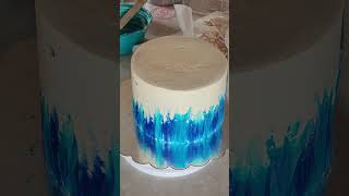 Buttercream painted cake [upl. by Ridglea481]