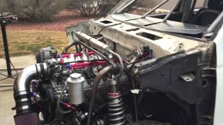 2001 Nissan Frontier LSX Swap Prerunner Build [upl. by Amliw808]