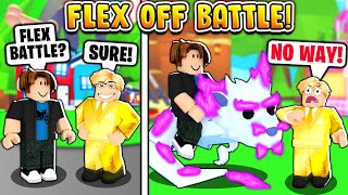 FLEX OFF BATTLE NOOB WITH A MEGA NEON FROST FURY IN ADOPT ME Roblox Adopt Me [upl. by Katherine670]