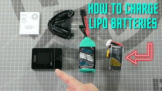 How to Charge LIPO Batteries with a ToolkitRC M4AC Smart Battery Charger [upl. by Anillehs]