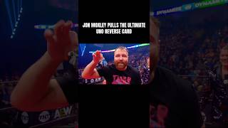 Jon Moxley Pulls The Ultimate Uno Reverse Card aew jonmoxley shorts [upl. by Letney962]