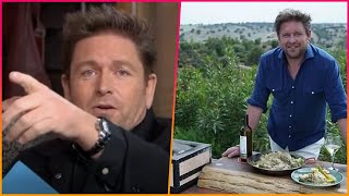 James Martin stops ITVs Saturday Morning show to reassure viewers after shotgunlike noise [upl. by Einahpet]