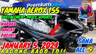 YAMAHA AEROX 155  2024 PRICE UPDATED [upl. by Harolda]