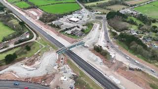 A30 OLD Chiverton CROSS update 2024 cornwall kernow dji drone [upl. by Noemis]