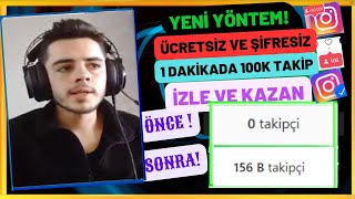 1 DAKİKADA 100000 İNSTAGRAM TAKİPÇİ HİLESİ  ŞİFRESİZ ÜCRETSİZ İNSTAGRAM TAKİPÇİ HİLESİ 2024 [upl. by Letty157]