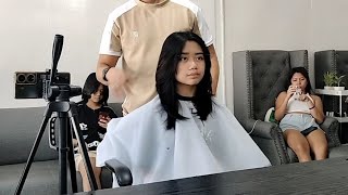 🔴 EASY SOFT LAYER HAIRCUT TUTORIALDO YOUR OWN haircut [upl. by Zweig]