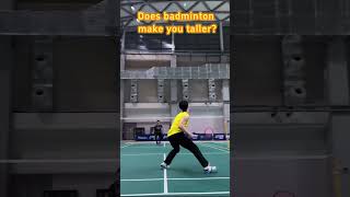 Does badminton make you taller [upl. by Donadee]