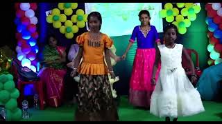 Entho anandamu Yesuni Jananamu Dance video palakollu church kids [upl. by Allebasi930]