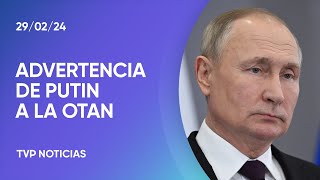 Putin amenaza a Occidente con usar armas nucleares [upl. by Jarlathus851]