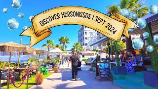 Hersonissos Walking Tour  Exploring Crete in September 2024 [upl. by Phail]