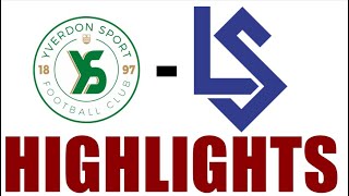 Yverdon Sport vs Lausanne Sport 03 Highlights  Swiss Super League 2425 [upl. by Aikemot213]