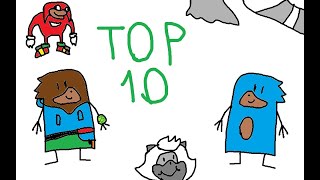 KJ JERZYK Moje TOP 10 postaci z Sonika [upl. by Natye226]