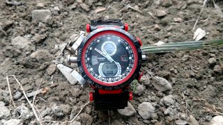 Casio Gshock Watch Casio WR100M 🔝New casio casiogshock 4k watch garden review new top [upl. by Imled]