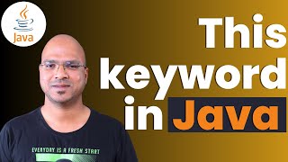 44 Java Tutorial  This keyword [upl. by Nylkoorb]