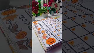 Make a planner with me November month planner 🎃✨🍁 [upl. by Relyc]