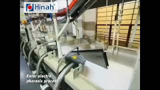 Radiators Electrophoretic coating painting lines ECOATING LINE ED PAINTING LINE epainting plant [upl. by Esch]