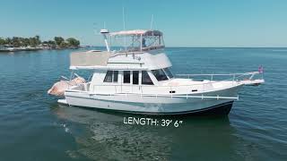 Tour the 2001 Mainship 390 Trawler A Classic Beauty at Sea [upl. by Perle]