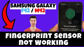 How to Fix Fingerprint Sensor not Working Samsung Galaxy F42  M42 [upl. by Delorenzo247]