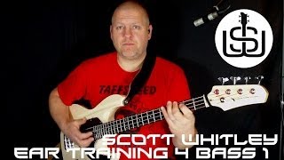 EAR TRAINING FOR BASS by Scott Whitley  Lesson 1 Singing What You Play [upl. by Moira]