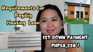 BAHAYSERYE 2 Nagbayad na Kami ng 1st Down Payment Namin Requirements para sa Pagibig Housing Loan [upl. by Joelly370]