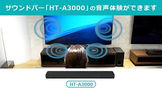 サウンドバー「HTA3000」の音声体験ができます [upl. by Halla670]