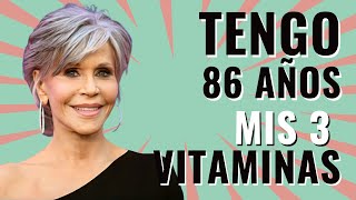 ¡Jane Fonda 86 todavía se ve 59 🔥 Mis 3 Vitaminas Para No Envejecer [upl. by Beatriz]