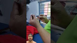 IM injection vlog 💉😱  injection physiotherapy trendingshorts [upl. by Ajtak]