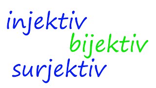 Injektiv surjektiv bijektiv EINFACH erklärt in 7 Minuten  Math Intuition [upl. by Adnowal]