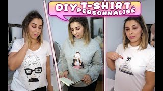 Comment personnaliser un tshirt avec un fer à repasser DIY [upl. by Servais]