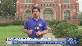 NBC 10 News Today Abbeville LA Church Gunman Stopped [upl. by Millford]