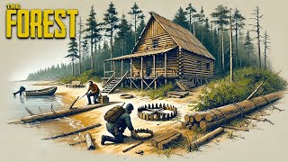 СЛАГАМЕ КАПАНИ НАОКОЛО И УКРЕПВАМЕ БАЗИТЕ  The Forest ЕПИЗОД 5 [upl. by Granese]