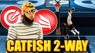 THIS CATFISH 2WAY FINISHER BUILD COULD BREAK NBA 2K22 [upl. by Giarla]