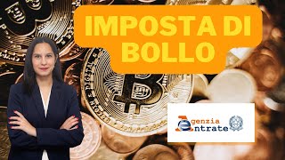 Come calcolare limposta di bollo sulle crypto [upl. by Koblas]