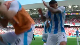 Cristian Medina Goal Offside Argentina vs Morocco match Suspend Highlights Olympic Paris 2024 [upl. by Jenni486]