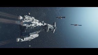 Starfield Ship Build Star Wars C80 Sphyrnaclass Hammerhead corvette [upl. by Sidoeht]