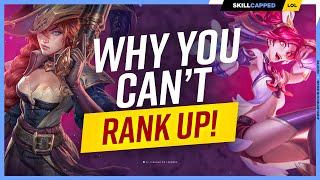 Why Most ADC Players CANT RANK UP in League of Legends [upl. by Rednaskela]