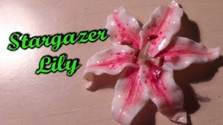 Polymer Clay Flowers Stargazer Lily Tutorial [upl. by Zsuedat]